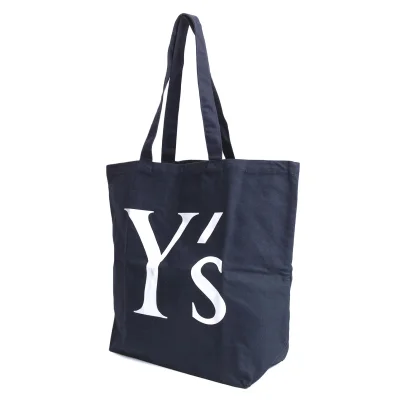 Y's Logo Printed Cavas Tote Bag