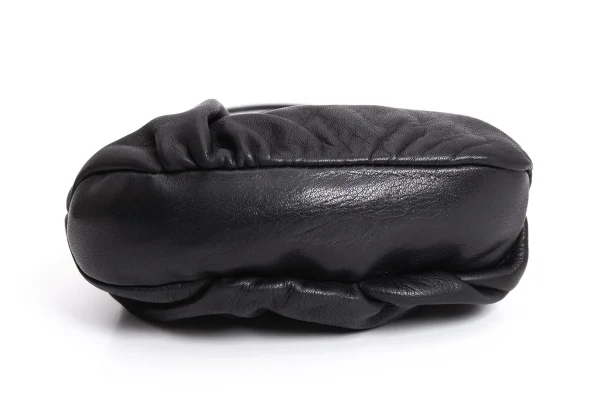 Yohji Yamamoto NOIR Clasp Leather Mini Shoulder Pouch K-168448_007