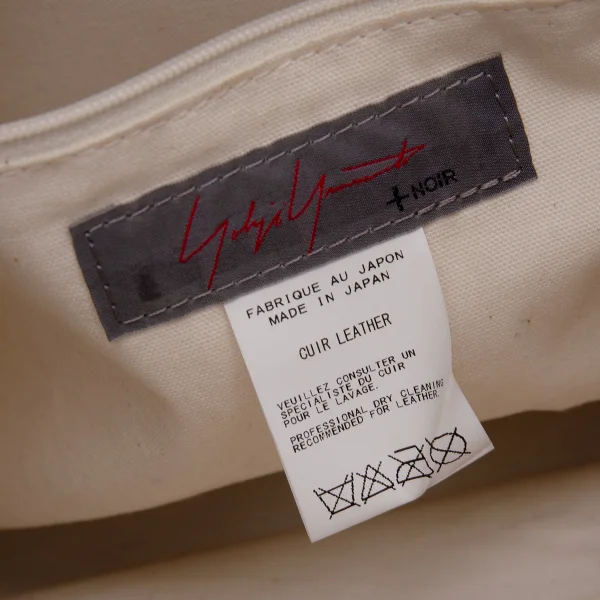 Yohji Yamamoto NOIR Leather Hand Bag K-168449_012