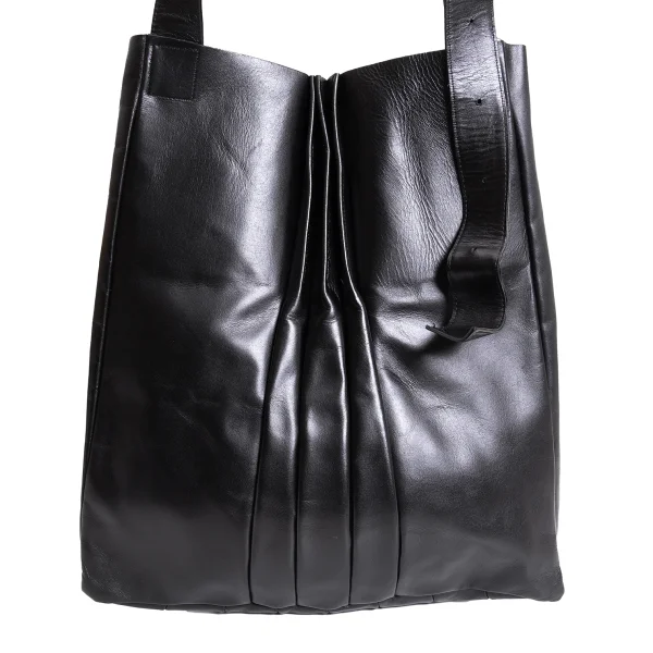 Yohji Yamamoto NOIR Tucked Leather Shoulder Bag K-168451_002