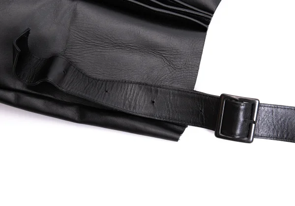 Yohji Yamamoto NOIR Tucked Leather Shoulder Bag K-168451_011