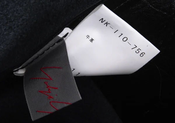 Yohji Yamamoto NOIR Tucked Leather Shoulder Bag K-168451_014
