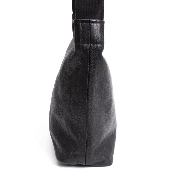 Yohji Yamamoto Logo Printed Leather Shoulder Bag K-168452_007