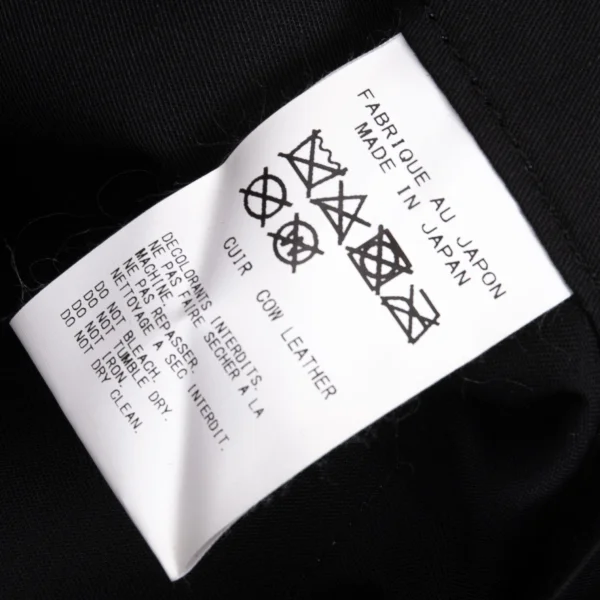 Yohji Yamamoto Logo Printed Leather Shoulder Bag K-168452_013