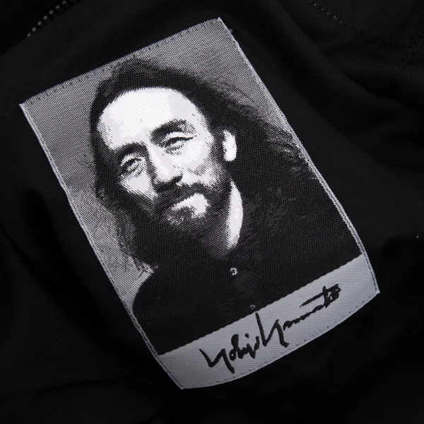 Yohji Yamamoto Logo Printed Leather Shoulder Bag K-168452_015