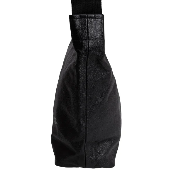 Yohji Yamamoto Logo Printed Leather Shoulder Bag K-168453_005