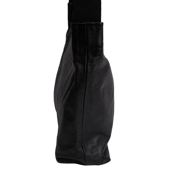 Yohji Yamamoto Logo Printed Leather Shoulder Bag K-168453_007