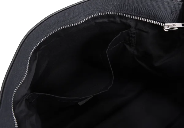 Yohji Yamamoto Logo Printed Leather Shoulder Bag K-168453_012