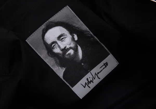 Yohji Yamamoto Logo Printed Leather Shoulder Bag K-168453_015