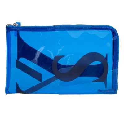 Y's Logo Printed L Zip PVC Pouch