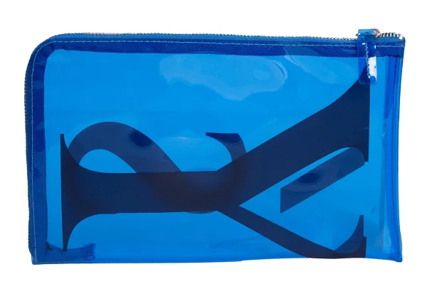 Y's Logo Printed L Zip PVC Pouch K-168457_002