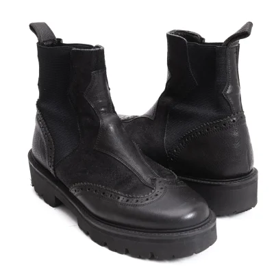 Y's  Wingtip Side Gore Boots