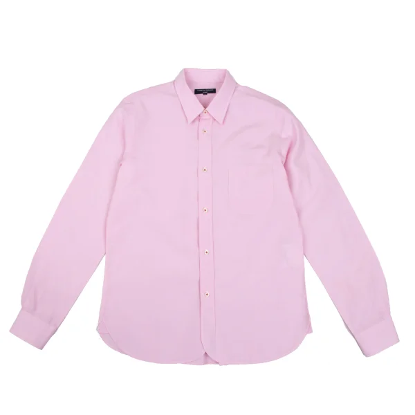 COMME des GARCONS HOMME Cotton Round Hem Shirt Pink L K-168460_001