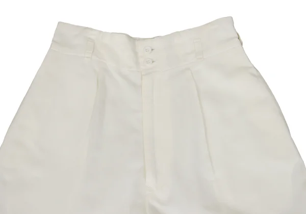 Yohji Yamamoto FEMME Cotton Silk High-waisted Pants K-168461_005