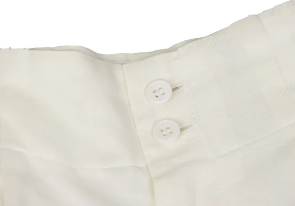 Yohji Yamamoto FEMME Cotton Silk High-waisted Pants K-168461_006