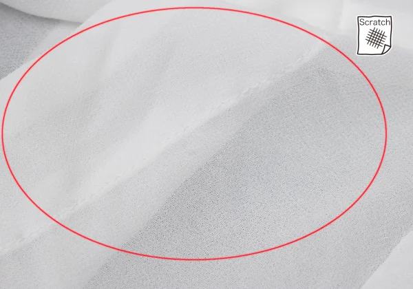 COMME des GARCONS Frill Design Sheer Zip Short Jacket K-168462_008