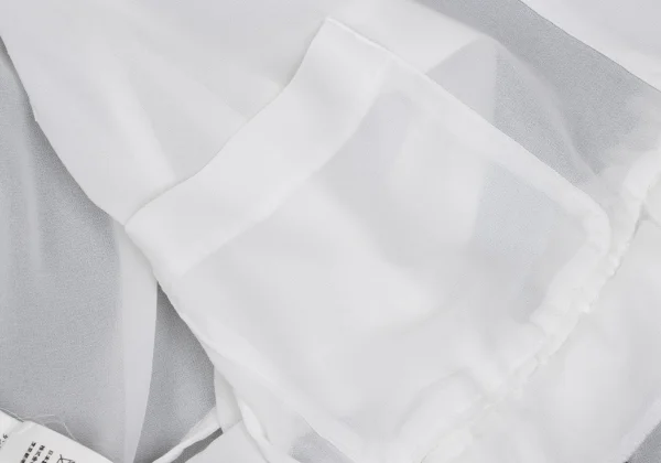 COMME des GARCONS Frill Design Sheer Zip Short Jacket K-168462_013