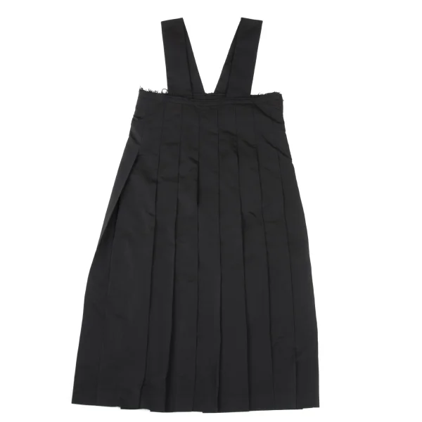 COMME des GARCONS Poly Cutting Pleated Suspender Skirt K-168469_002