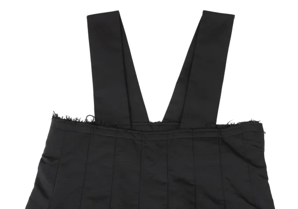 COMME des GARCONS Poly Cutting Pleated Suspender Skirt K-168469_003