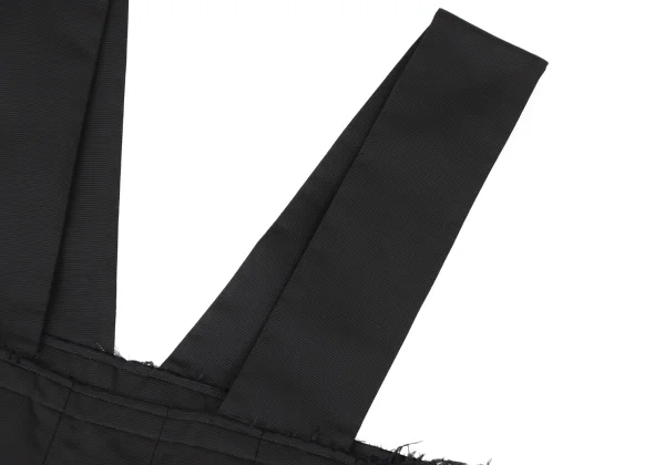 COMME des GARCONS Poly Cutting Pleated Suspender Skirt K-168469_004