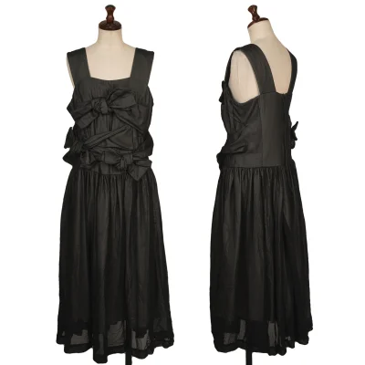 COMME des GARCONS Poly Ribbon Design Overalls Skirt