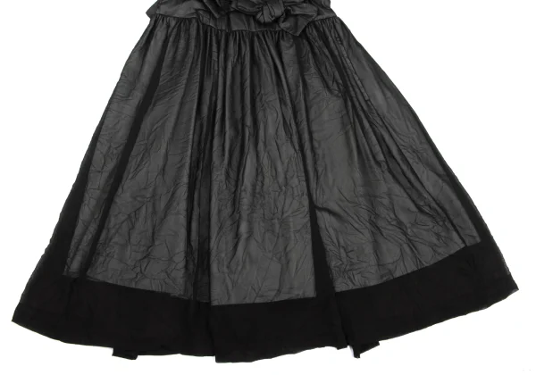 COMME des GARCONS Poly Ribbon Design Overalls Skirt K-168470_008