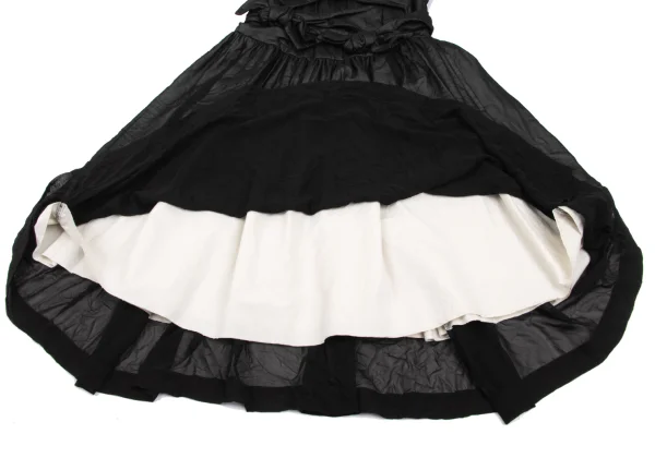 COMME des GARCONS Poly Ribbon Design Overalls Skirt K-168470_010