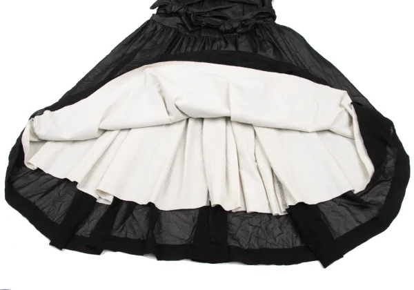 COMME des GARCONS Poly Ribbon Design Overalls Skirt K-168470_011