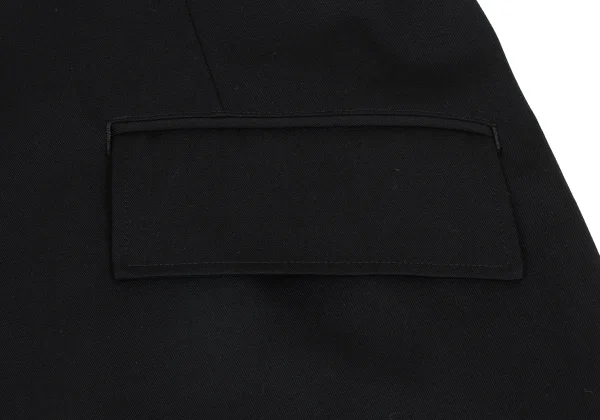 Yohji Yamamoto collections Wool Gaba Asymmetrical Draped Jacket K-168471_008