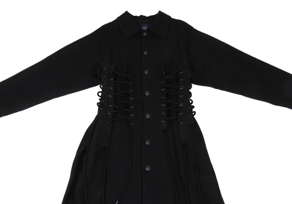 LIMI feu Wool Lace-up Design Coat K-168473_003