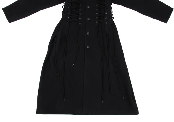 LIMI feu Wool Lace-up Design Coat K-168473_007