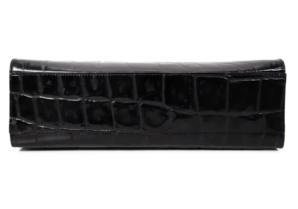 Jean Paul GAULTIER Crocodile Emboss Leather 2way Bag K-168476_006