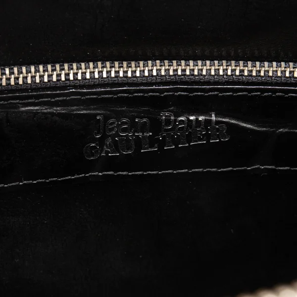 Jean Paul GAULTIER Crocodile Emboss Leather 2way Bag K-168476_020