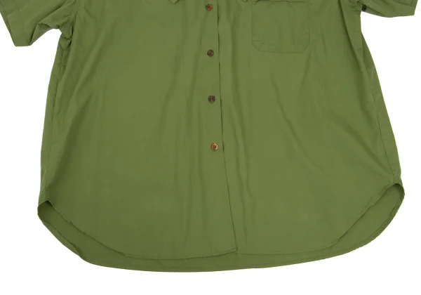 gigli Cotton Ribbon Neck Short Sleeve Shirt K-168479_010