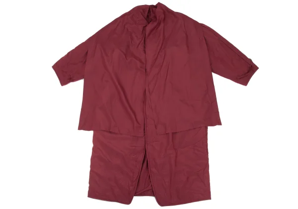 JURGEN LEHL Silk Stole Neck Padded Coat K-168481_002