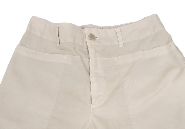 Plantation Dyed Cotton Linen Stretch Pants K-168484_004