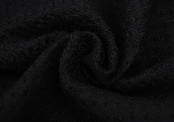 ISSEY MIYAKE Wool Design Woven Collarless Jacket K-168486_014