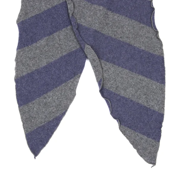 Yohji Yamamoto×THE GINZA STORY Wool Nylon Striped Stole K-168491_002