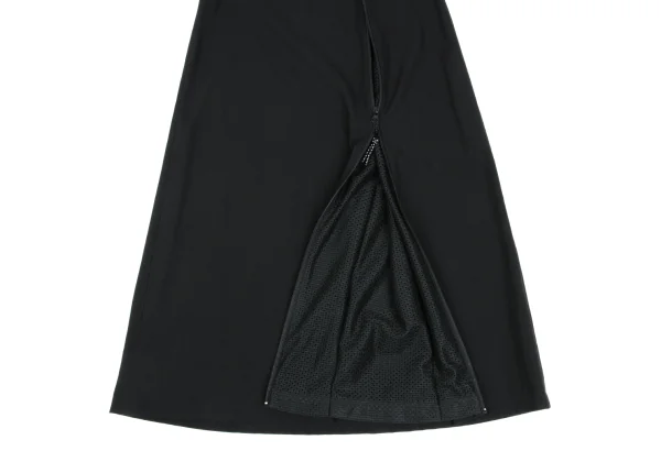 ISSEY MIYAKE Inner Mesh Zip Nylon Skirt K-168494_006