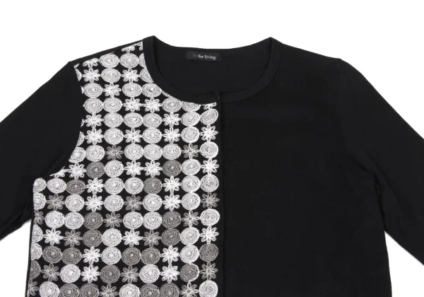 Y's for living Cotton Embroidery Cardigan K-168495_003