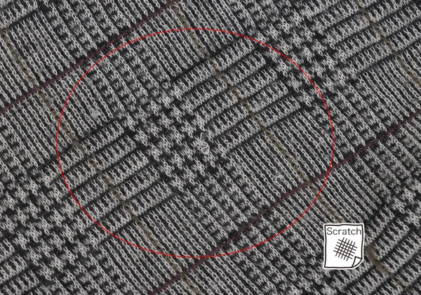 Y's Cotton Poly Checked Frill Collar Cardigan K-168498_006