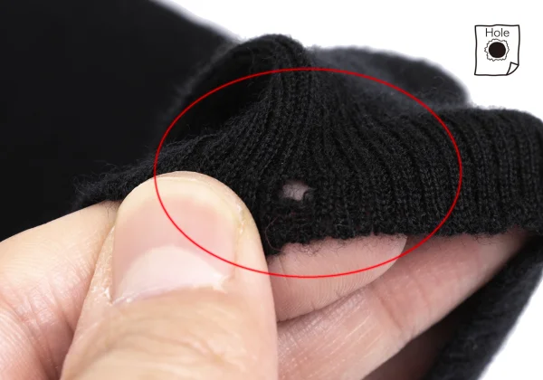 Yohji Yamamoto FEMME Cashmere Blended Full-zip Rib Knit K-168501_006