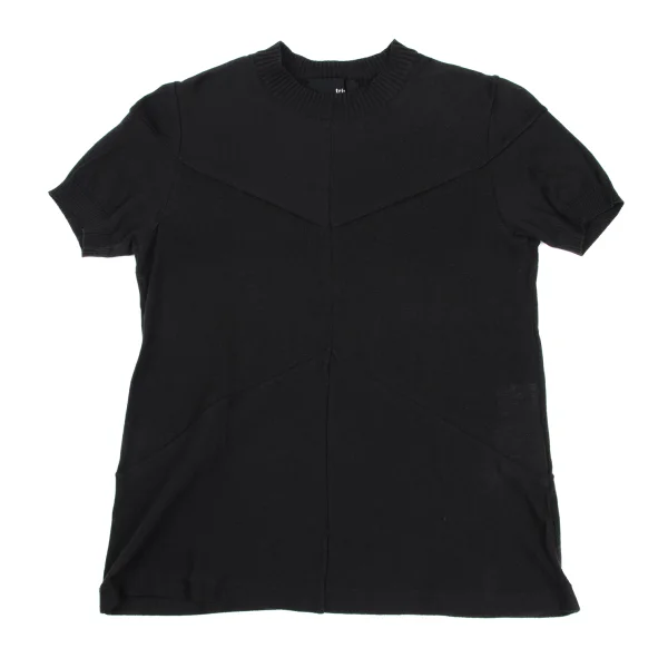 tricot COMME des GARCONS Cotton Bias Switching Short Sleeve Knit K-168502_002