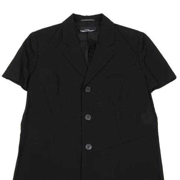 tricot COMME des GARCONS Darts Switching Design Short Sleeve Jacket K-168505_003