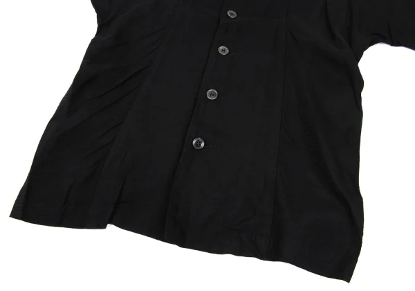 tricot COMME des GARCONS Striped Open-collar Short Sleeve Shirt K-168509_008