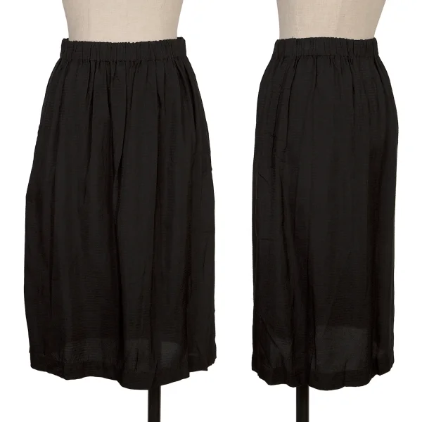 tricot COMME des GARCONS Cupra Shadow Striped Skirt Black S-M K-168511_001