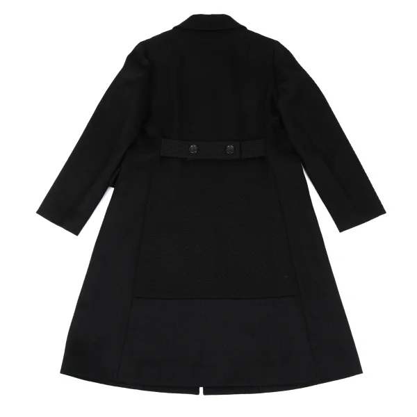 tricot COMME des GARCONS Wool Switch Weave Long Coat K-168512_011