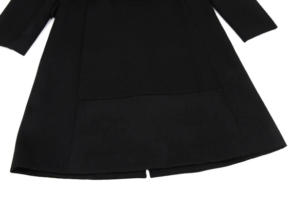 tricot COMME des GARCONS Wool Switch Weave Long Coat K-168512_013