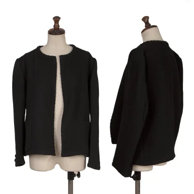 COMME des GARCONS Wool Stitch Buttonless Jacket