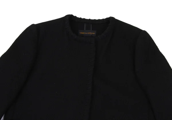 COMME des GARCONS Wool Stitch Buttonless Jacket K-168515_003